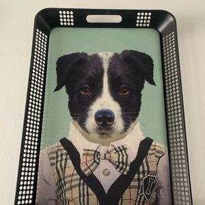Adorable Dog Tray Wall Hanging